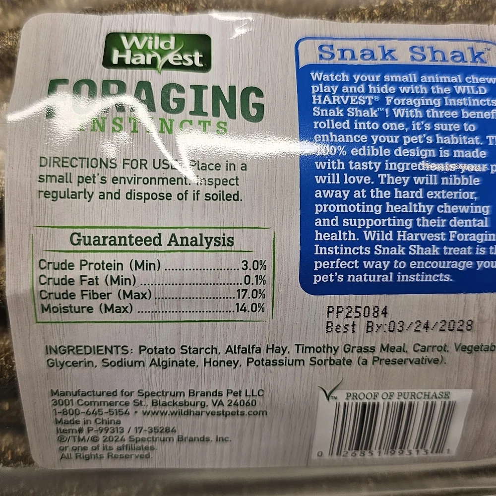 Small Pet Foraging Shack NEW